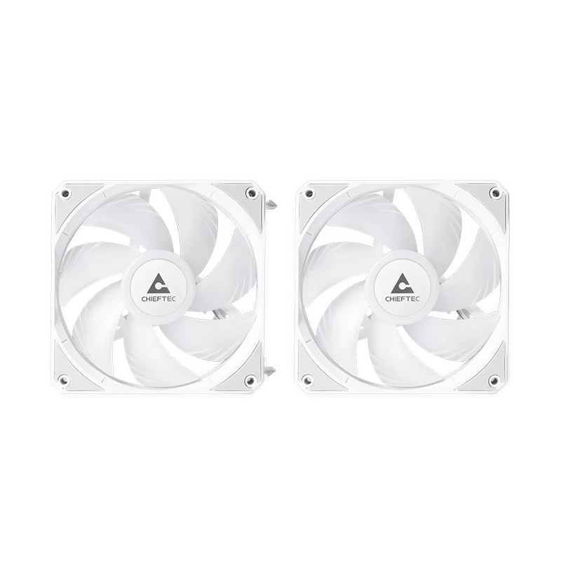 Refrigeração líquida All-in-One CHIEFTEC ICEBERG 240-RGB-W – radiador de 240 mm, 2 ventoinhas RGB de 120 mm, branco