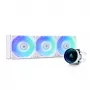 Refrigeração líquida All-in-One CHIEFTEC CLC-360-RGB-W — radiador de 360 mm, 3 ventoinhas RGB de 120 mm, branco, tubos de 40 cm