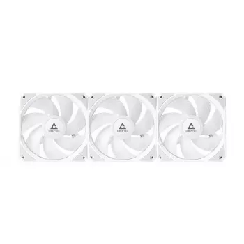 Refrigeração líquida All-in-One CHIEFTEC CLC-360-RGB-W — radiador de 360 mm, 3 ventoinhas RGB de 120 mm, branco, tubos de 40 cm