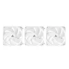 Refrigeração líquida All-in-One CHIEFTEC CLC-360-RGB-W — radiador de 360 mm, 3 ventoinhas RGB de 120 mm, branco, tubos de 40 cm