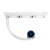 Refrigeração líquida All-in-One CHIEFTEC CLC-360-RGB-W — radiador de 360 mm, 3 ventoinhas RGB de 120 mm, branco, tubos de 40 cm