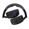 Auscultadores Skullcandy Crusher Evo – headset circum-auricular sem fios e com fios, Bluetooth 5.0, bateria de 40 h, USB-C, 3,5 mm, dobrável, preto