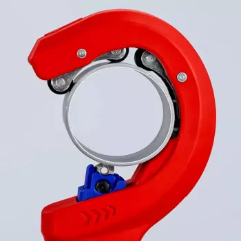 Corta-tubos Knipex 90 23 01 BK lâmina de aço punho de plástico 165 mm
