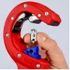 Knipex DP50 90 23 01 BK corta-tubos, vermelho/azul