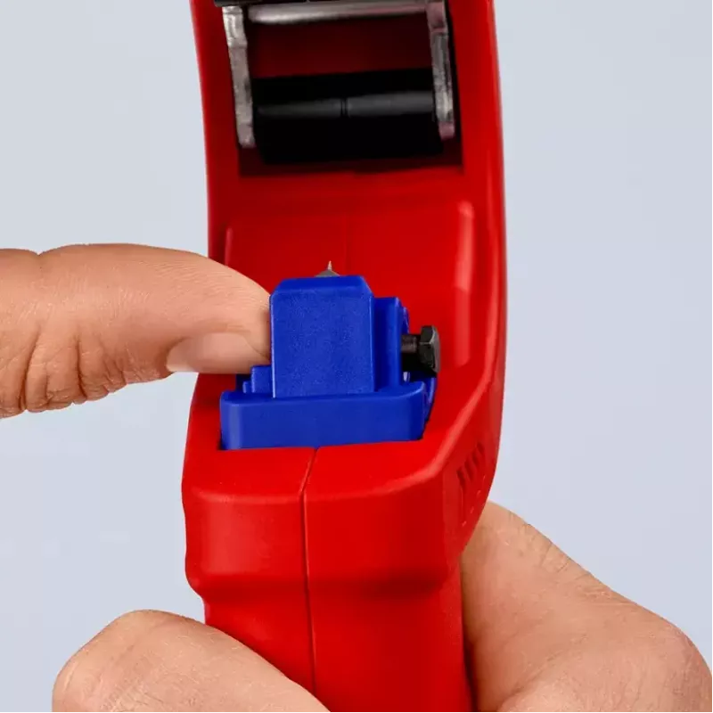 Knipex DP50 90 23 01 BK corta-tubos, vermelho/azul