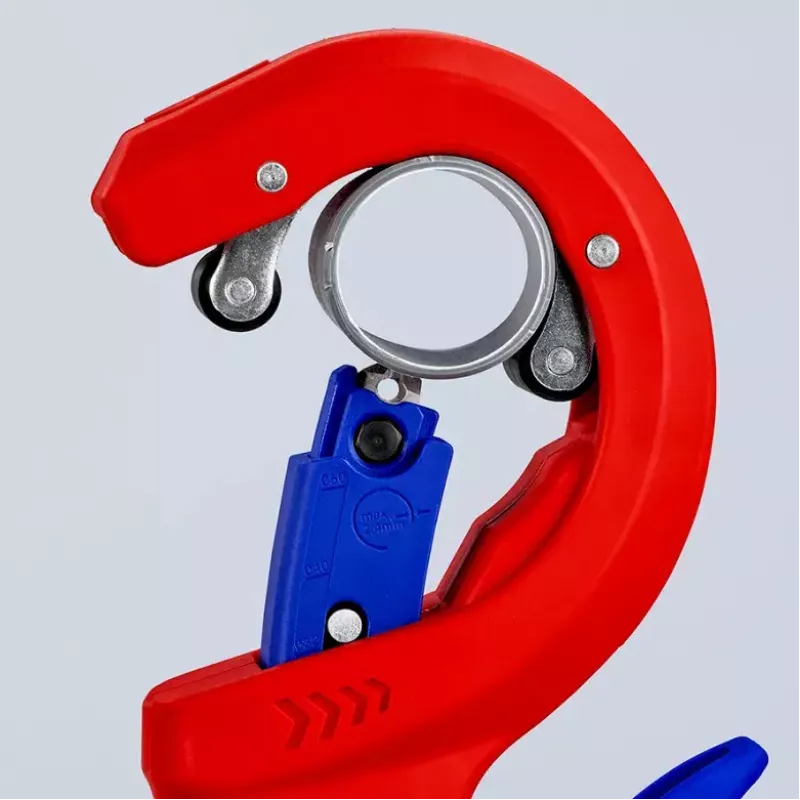 Knipex DP50 90 23 01 BK corta-tubos, vermelho/azul