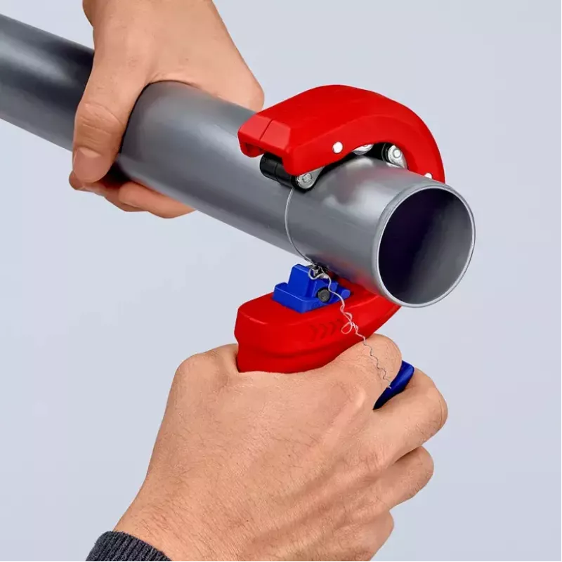Knipex DP50 90 23 01 BK corta-tubos, vermelho/azul