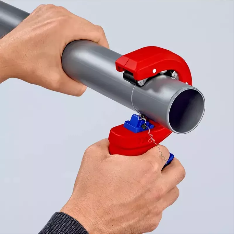 Knipex DP50 90 23 01 BK corta-tubos, vermelho/azul