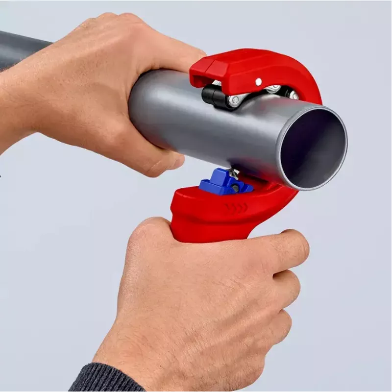 Knipex DP50 90 23 01 BK corta-tubos, vermelho/azul