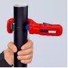 Knipex DP50 90 23 01 BK corta-tubos, vermelho/azul