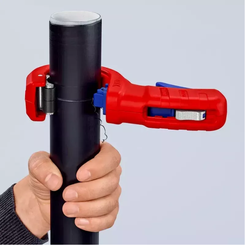 Knipex DP50 90 23 01 BK corta-tubos, vermelho/azul