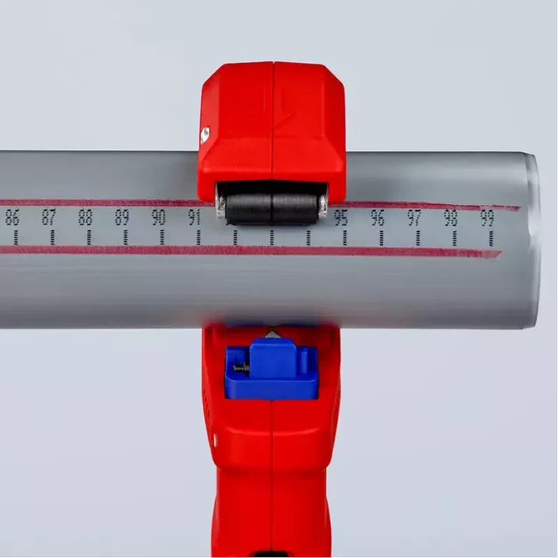 Knipex DP50 90 23 01 BK corta-tubos, vermelho/azul