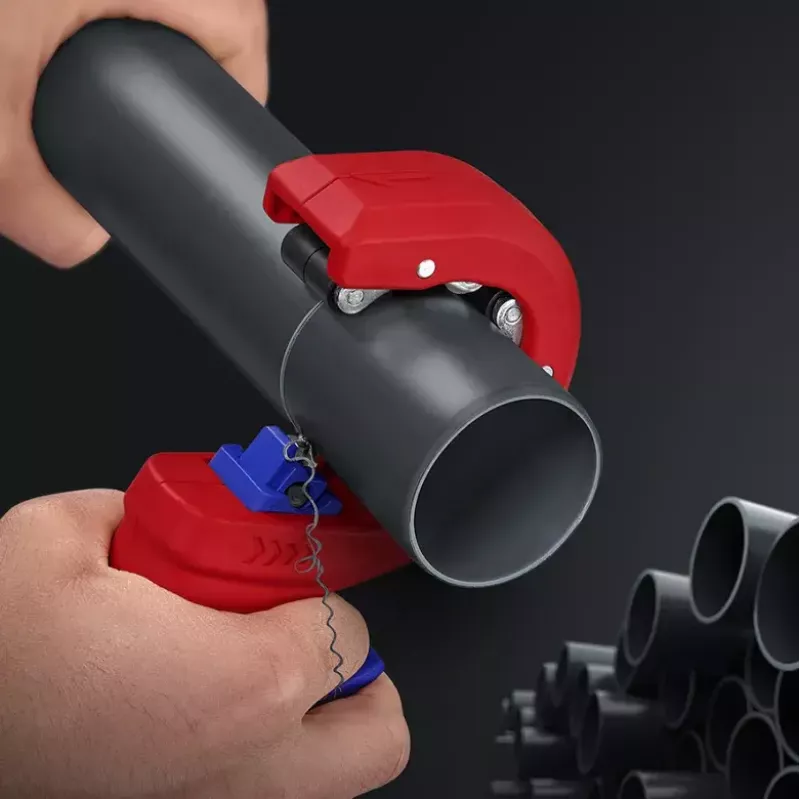 Knipex DP50 90 23 01 BK corta-tubos, vermelho/azul