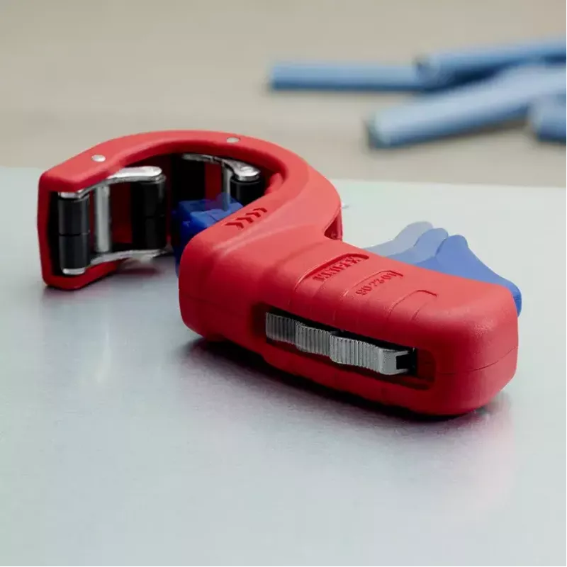 Knipex DP50 90 23 01 BK corta-tubos, vermelho/azul