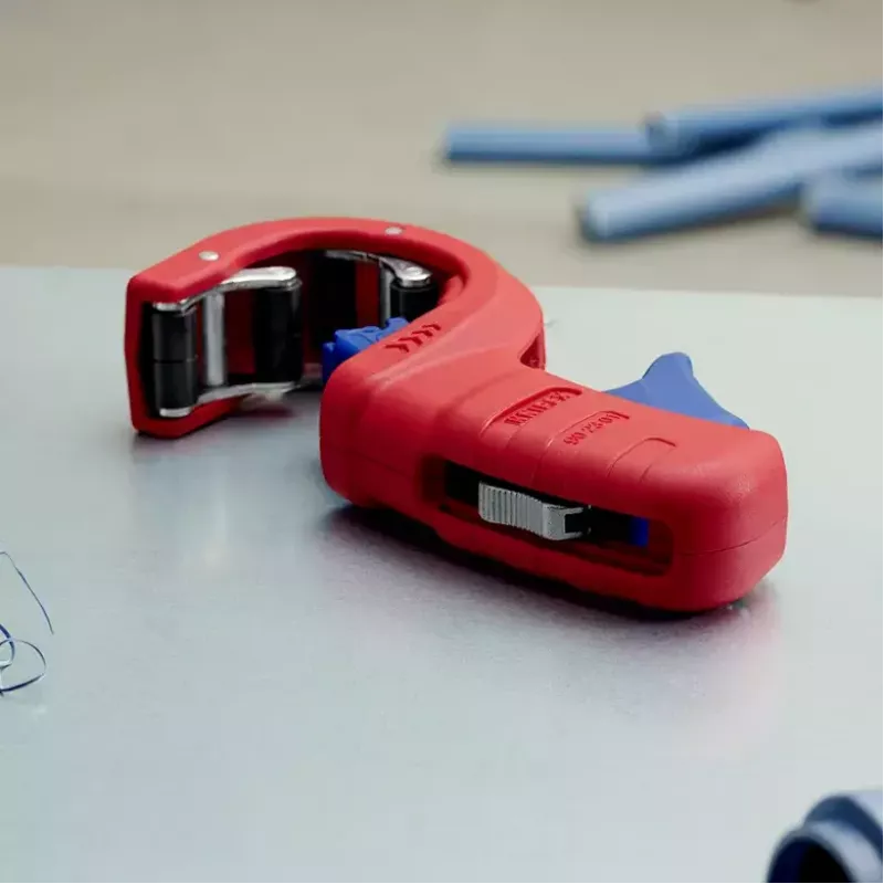 Knipex DP50 90 23 01 BK corta-tubos, vermelho/azul