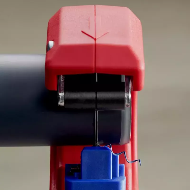 Knipex DP50 90 23 01 BK corta-tubos, vermelho/azul