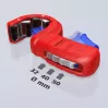 Knipex DP50 90 23 01 BK corta-tubos, vermelho/azul