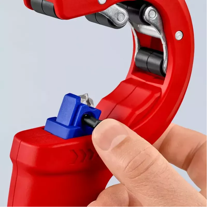 Knipex DP50 90 23 01 BK corta-tubos, vermelho/azul