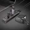 Hub USB 3.0 Lindy 10 portas com interruptores on/off