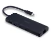 Estação de acoplamento mini USB-C para portátil Lindy DST-Mini com suporte 4K e carregamento pass-through de 100W
