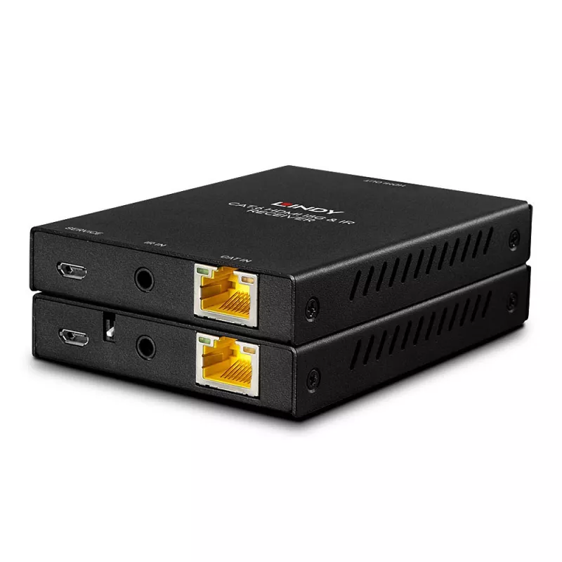 Extensor HDMI 4K60 e IR Cat.6 Lindy 50m com PoC e Loop Out
