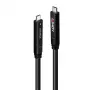 Cabo híbrido USB 3.2 Gen 1 e DP 1.4 Type-C Lindy 10m, 10 m, USB C, USB C, USB 3.2 Gen 1 (3.1 Gen 1), preto