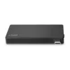 Estação de acoplamento micro USB-C para portátil Lindy DST-Micro com suporte 4K e carregamento pass-through de 100W