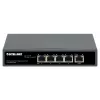 Intellinet Switch Gigabit de 5 portas com PoE Passthrough, uma porta PD PoE IEEE 802.3bt (PoE++ / 4PPoE) com consumo de 95 W, quatro portas PSE PoE, orçamento PoE até 65 W, saída compatível com IEEE 802.3at/af, desktop, opção de montagem na parede