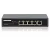 Intellinet Switch Gigabit de 5 portas com PoE Passthrough, uma porta PD PoE IEEE 802.3bt (PoE++ / 4PPoE) com consumo de 95 W, quatro portas PSE PoE, orçamento PoE até 65 W, saída compatível com IEEE 802.3at/af, desktop, opção de montagem na parede