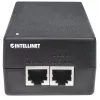 Intellinet Injetor Gigabit Ultra PoE+, 1 porta de 60 W, compatível com IEEE 802.3bt e IEEE 802.3at/af, caixa de plástico