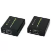Transmissor e recetor AV TECHLY IDATA EXT-E70 — extensão HDMI através de cabo Cat6/6a/7, Full HD 1920x1080, 60 m, 10,2 Gbit/s, HDCP, preto