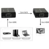 Transmissor e recetor AV TECHLY IDATA EXT-E70 — extensão HDMI através de cabo Cat6/6a/7, Full HD 1920x1080, 60 m, 10,2 Gbit/s, HDCP, preto