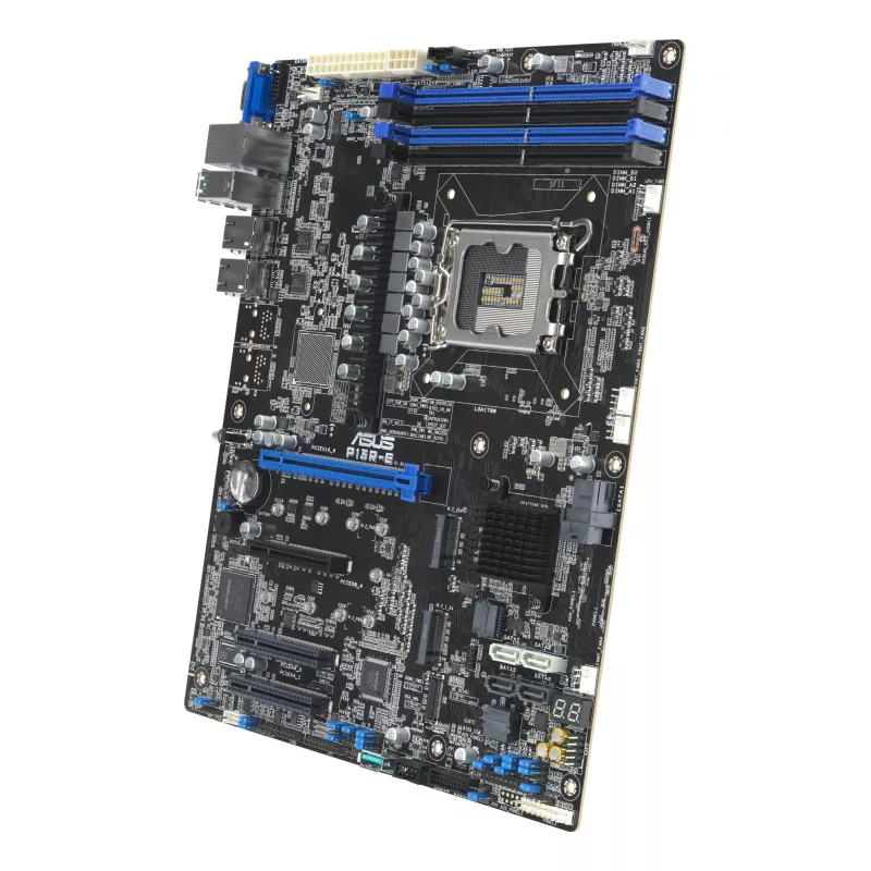 ASUS P13R-E 90SB0CS0-M0UAY1 motherboard para servidor, Intel C266, LGA1700, ATX, 4x DDR5, 2x M.2, 8x SATA, 2x Gigabit LAN