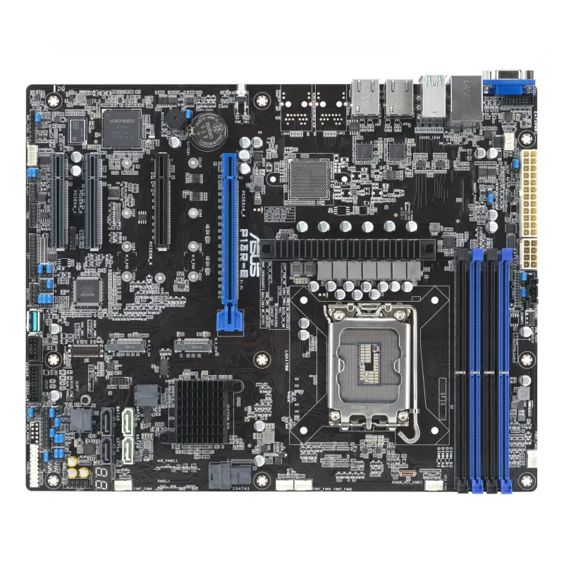 ASUS P13R-E 90SB0CS0-M0UAY1 motherboard para servidor, Intel C266, LGA1700, ATX, 4x DDR5, 2x M.2, 8x SATA, 2x Gigabit LAN