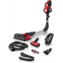 Bosch BBS711ANM Aspirador vertical/escova elétrica bateria seco sem saco 0,3 L preto, vermelho, aço inoxidável