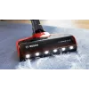 Bosch BBS711ANM Aspirador vertical/escova elétrica bateria seco sem saco 0,3 L preto, vermelho, aço inoxidável
