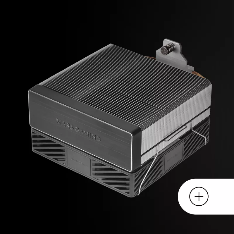 Mars Gaming MCPU-X4 Arrefecedor de ar para processador 12 cm preto 1 unid.