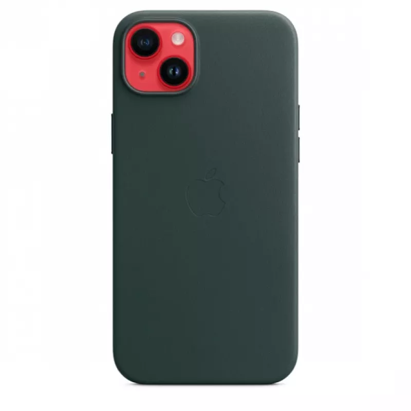 Apple Capa de pele com MagSafe iPhone 14 Plus Forest verde