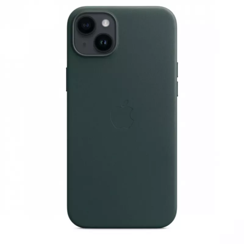 Apple Capa de pele com MagSafe iPhone 14 Plus Forest verde