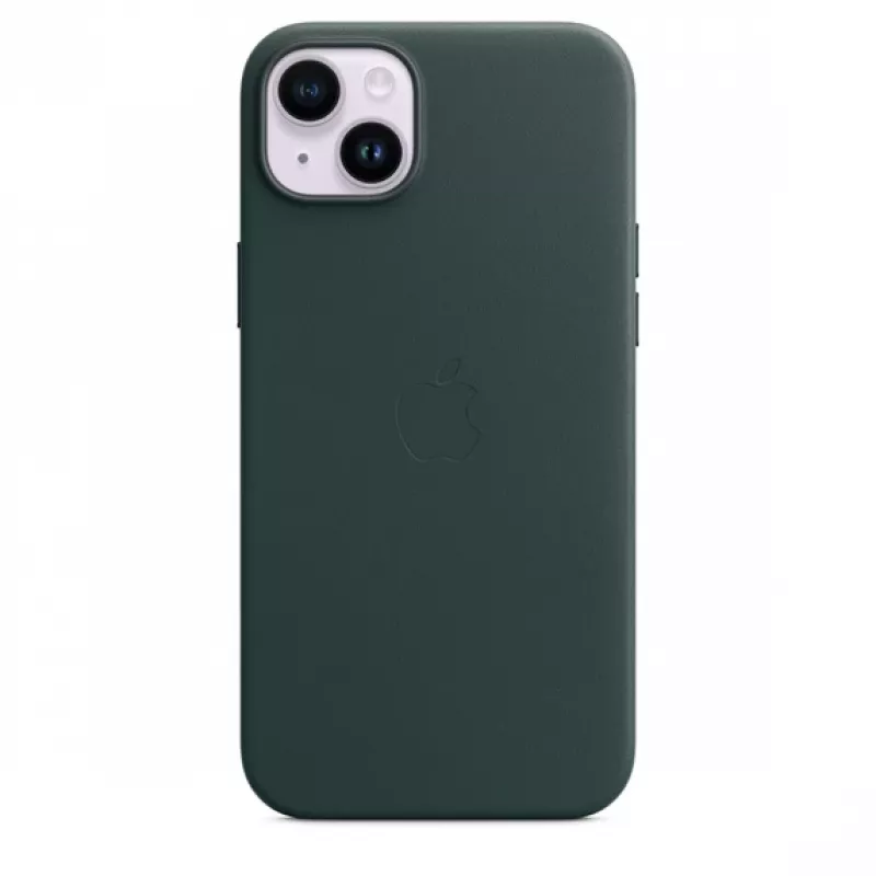 Apple Capa de pele com MagSafe iPhone 14 Plus Forest verde