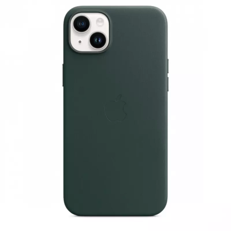 Apple Capa de pele com MagSafe iPhone 14 Plus Forest verde