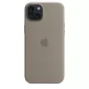 Apple Capa de silicone com MagSafe iPhone 15 Plus cor de barro