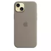 Apple Capa de silicone com MagSafe iPhone 15 Plus cor de barro