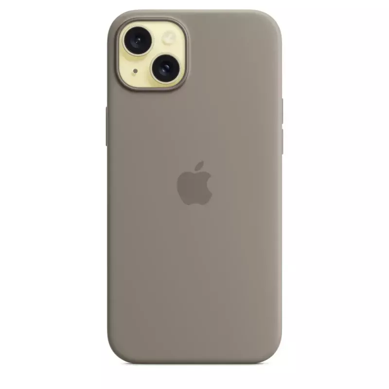 Apple Capa de silicone com MagSafe iPhone 15 Plus cor de barro