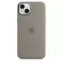 Apple Capa de silicone com MagSafe iPhone 15 Plus cor de barro