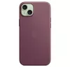 Capa Apple FineWoven com MagSafe iPhone 15 Plus amora