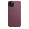 Capa Apple FineWoven com MagSafe iPhone 15 Plus amora