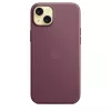 Capa Apple FineWoven com MagSafe iPhone 15 Plus amora