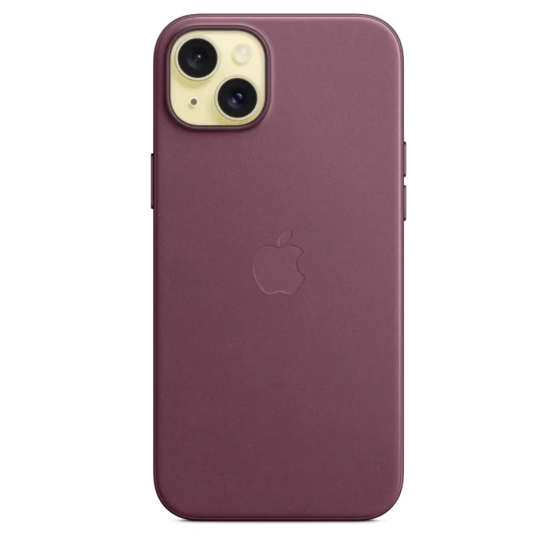 Capa Apple FineWoven com MagSafe iPhone 15 Plus amora