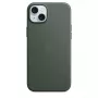 Capa Apple FineWoven com MagSafe iPhone 15 Plus sempre-verde